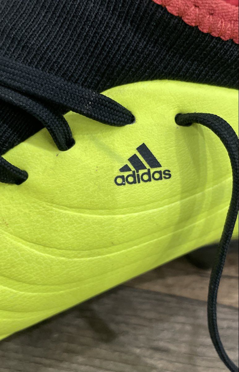 adidas Copa Sense.3 FG Solar Yellow Black Red Soccer Cleats Men's Size 8