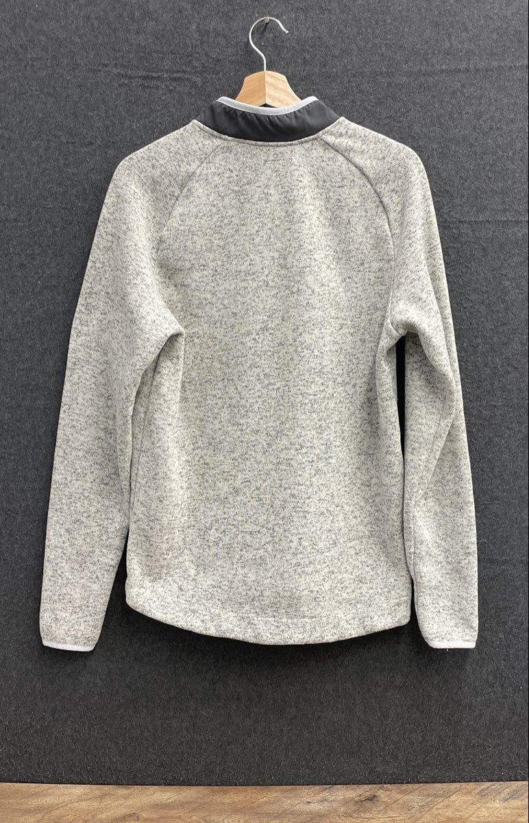C9 Champion Men's Colorblock Fleece Pullover Gray Mock Neck Sz M