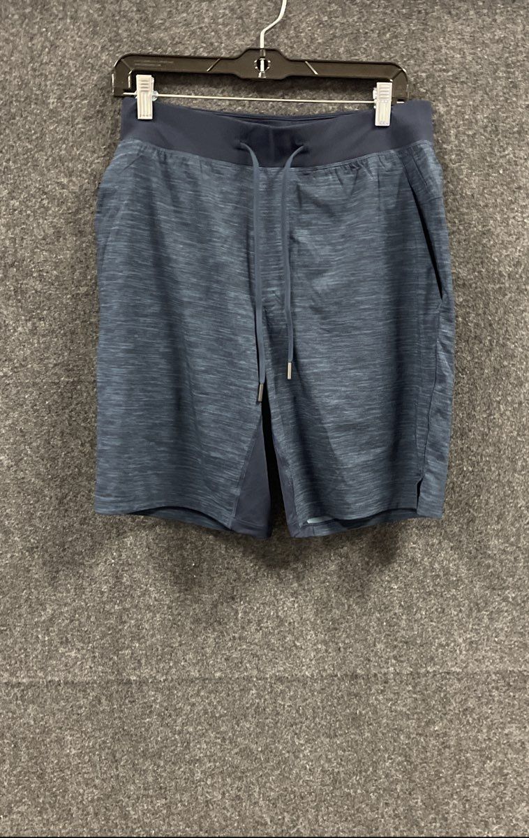 Lululemon Men's Blue Heathered Pace Breaker Lined Athletic Shorts Size M