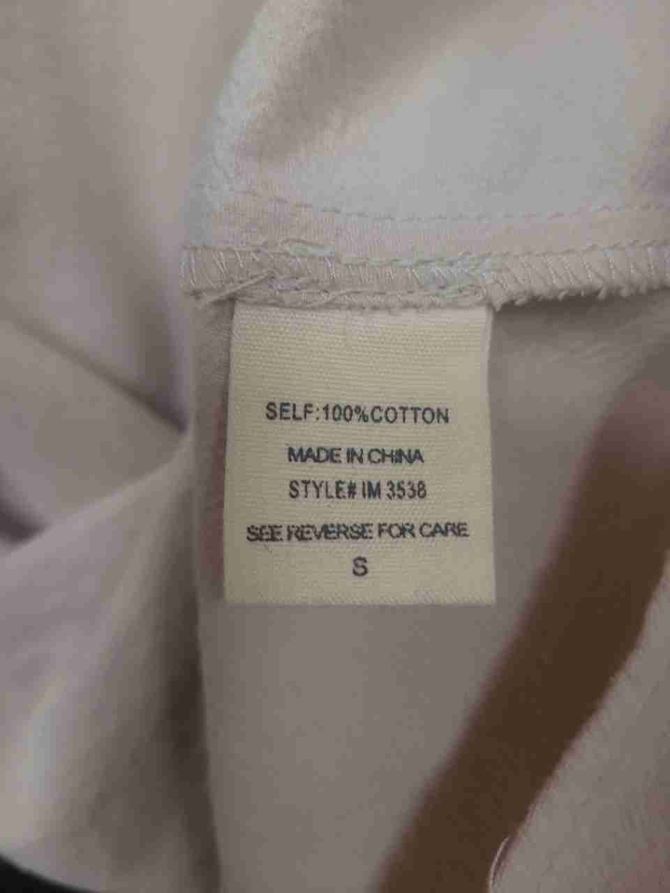 Ila Illa Women's Beige Embroidered Cotton Boho V-Neck Tunic Blouse Sz S