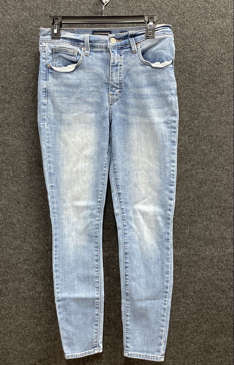 Lucky Brand Women's Bridgette High Rise Skinny Jeans Light Wash Blue Sz 8/29 R
