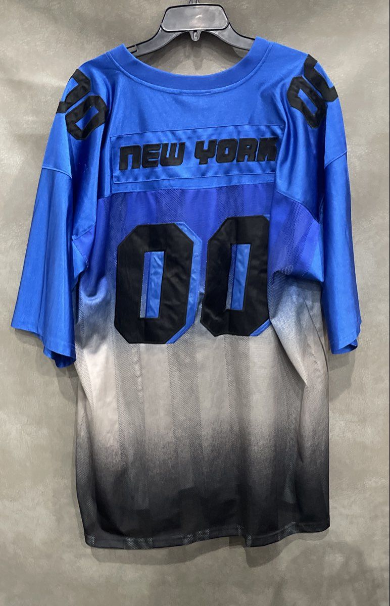 Vintage 90s Arctic New York 00 Ombre Mesh Sports Jersey XL
