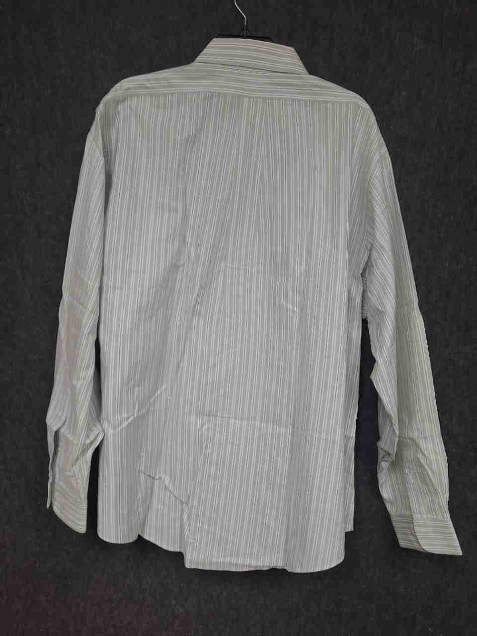 Brooks Brothers Men's Green Striped Slim Fit Supima Cotton Non-Iron Shirt Sz XXL