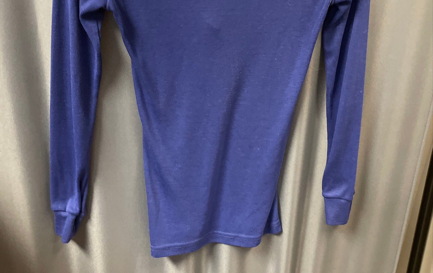 Patagonia Women's 1/4 Zip Base Layer Top Blue Vintage 90s Capilene USA Sz XS