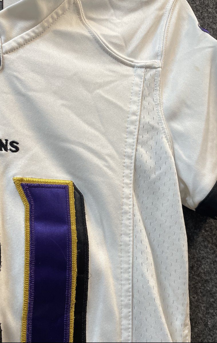 Nike Baltimore Ravens Anquan Boldin #81 White On Field Jersey Sz S
