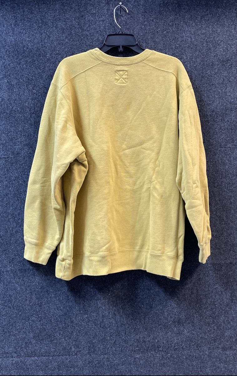 Eddie Bauer Sport Shop Men's Mustard Yellow Outdoor Outfitter Sweatshirt XXLT