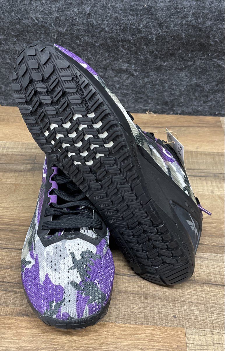 Reebok Nano X1 Purple Camo Training Shoes Men's Size 7.5 GZ1094 NWT