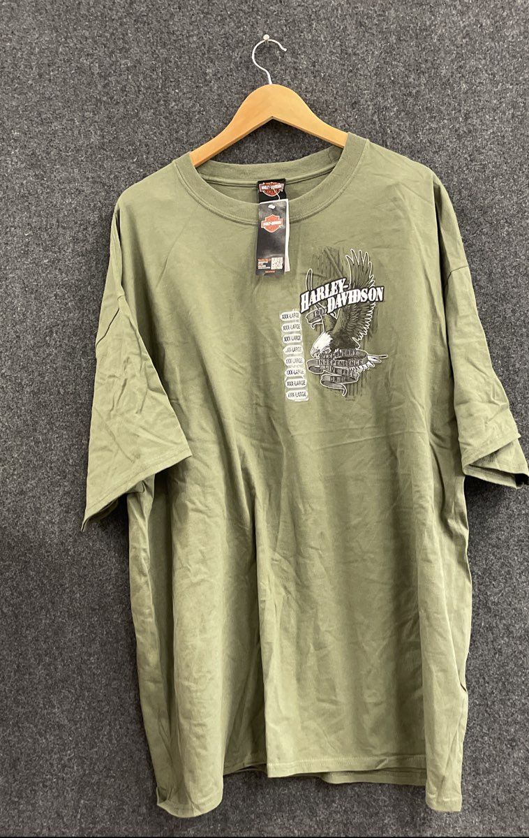 Harley-Davidson Rocky Top Pigeon Forge TN Eagle Graphic T-Shirt Green Sz 3XL