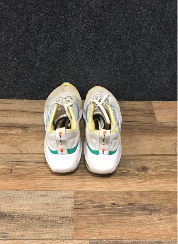 Nike Air Zoom Arcadia 2 White Blue Green Yellow Sneakers Youth Size 5Y
