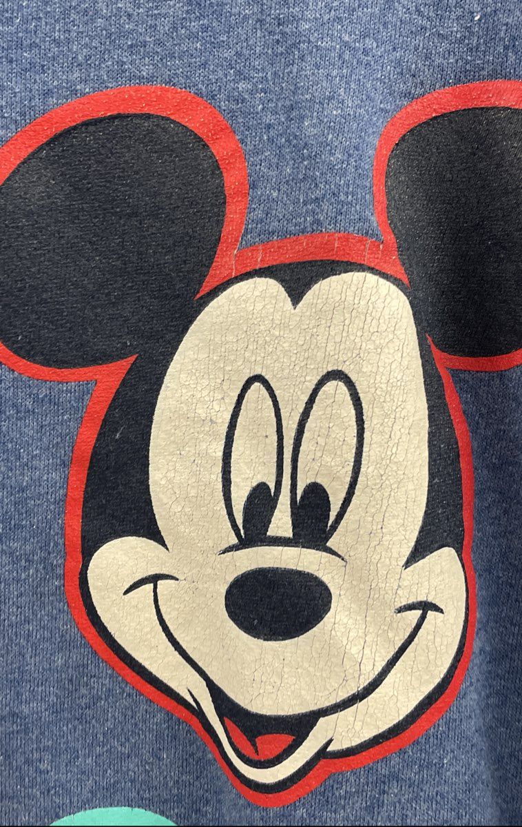 Vintage 90s Mickey Unlimited Jerry Leigh Blue Minnie Loves Mickey Sweatshirt XL