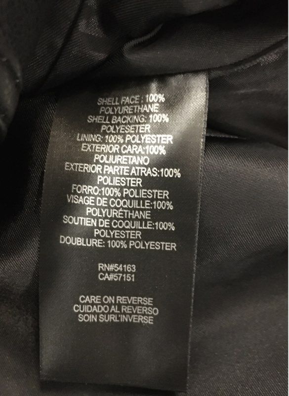 Kenneth Cole New York Women's Faux Leather Moto Jacket Black Belted NWT Sz S