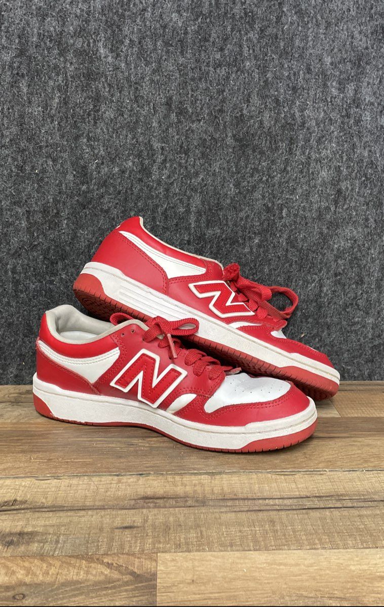 New Balance 480 Red White Lifestyle Sneakers Men's Size 6