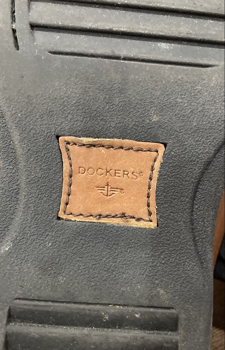 Dockers Brown Leather Tassel Kiltie Moc Toe Loafers Men's Size 10W