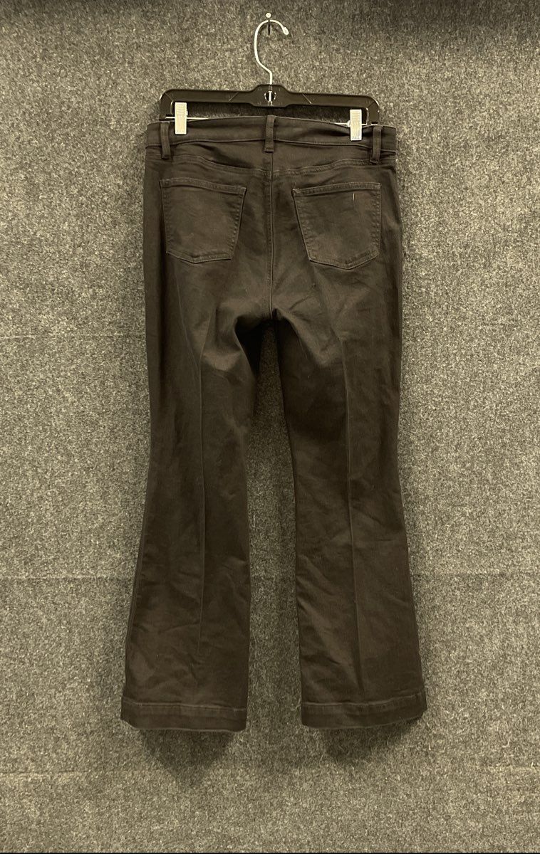 Talbots Women's Black Flawless Five-Pocket Flare Pants Petite Sz 8P