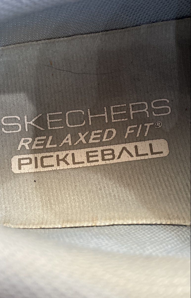 Skechers Relaxed Fit SKX Pickleball White Blue Lavender Tie Dye Size 10.5