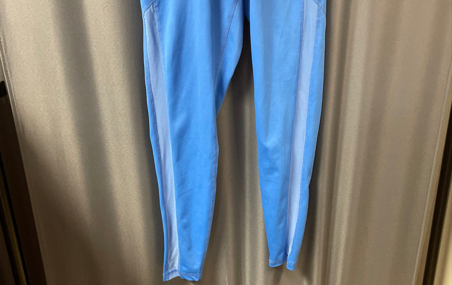 Cleo Harper Women's Blue High Waist Mesh Panel Activewear Leggings Size XS