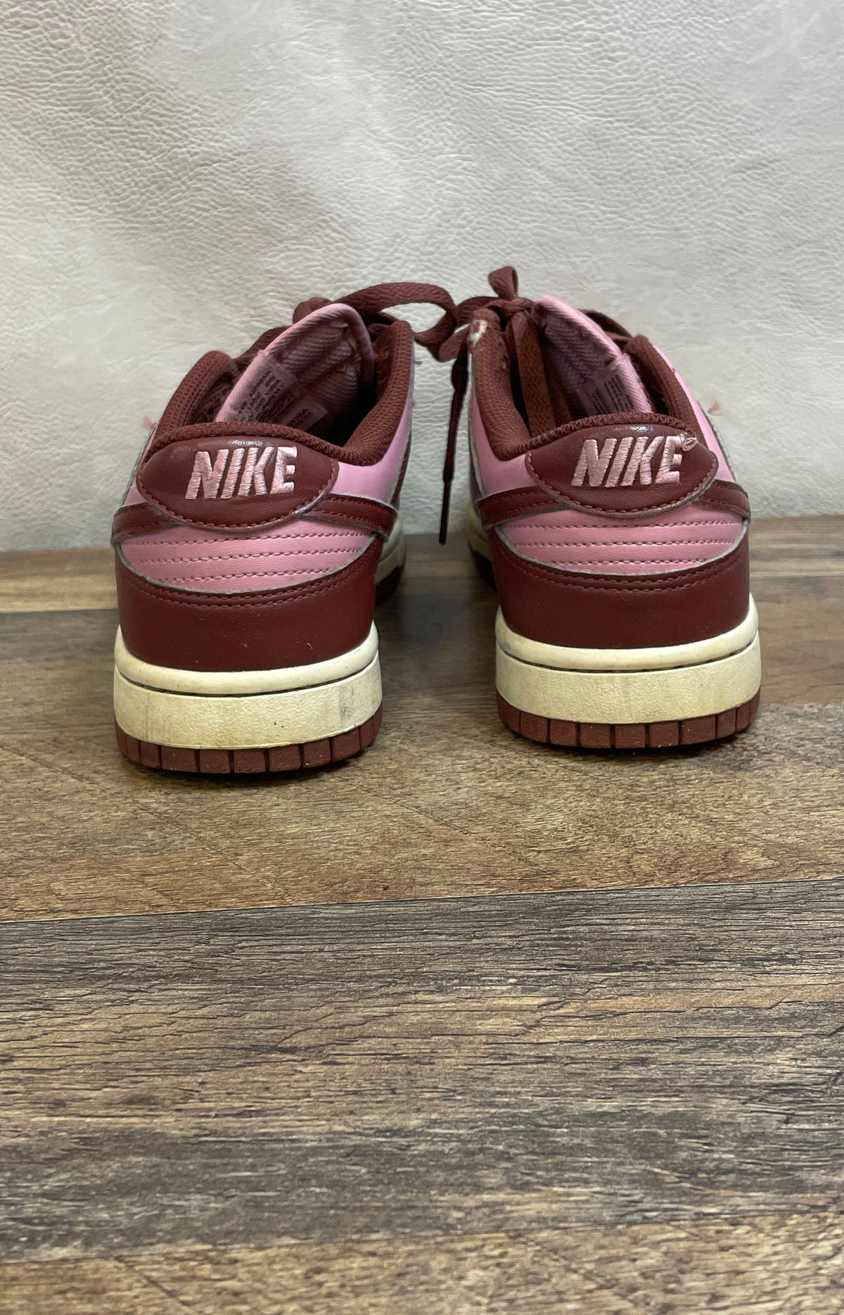 Nike Dunk Low Light Soft Pink Plum Burgundy Women's Shoes DD1873-114 Size 8.5