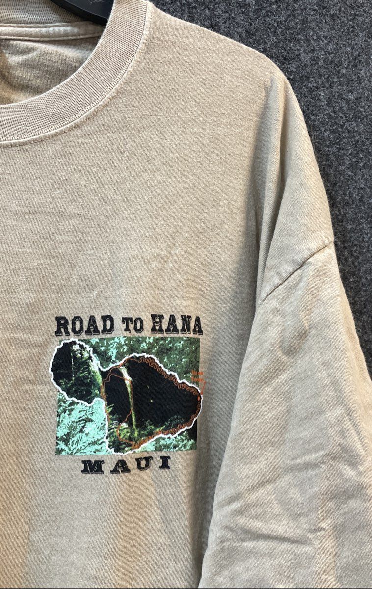 Crazy Shirts Road to Hana Maui Kona Coffee Dyed Graphic T-Shirt NWT Sz XXL