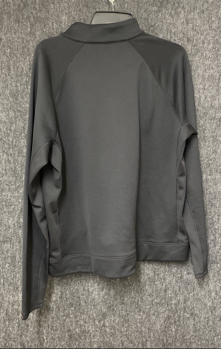 Under Armour Men's Black Armour Fleece 1/4 Zip Pullover Kangaroo Pocket Sz XL
