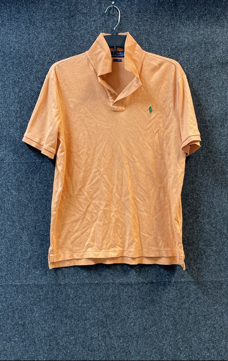 Polo Ralph Lauren Men's Orange Heather Classic Fit Short Sleeve Polo Shirt Sz M