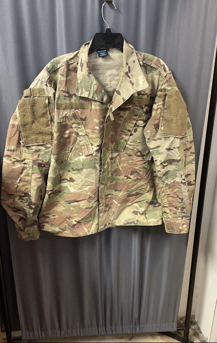Propper Men's Multicam OCP ACU Combat Coat Jacket Ripstop Sz Large Regular