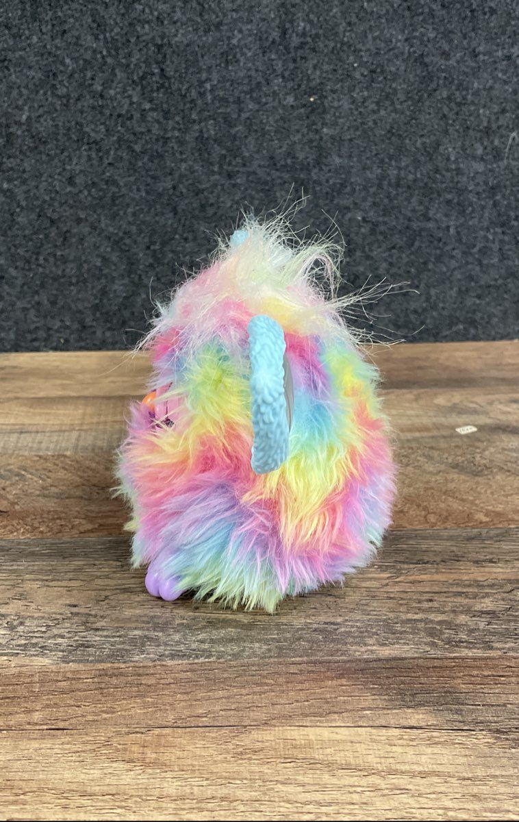 Hasbro Furby Rainbow Interactive Plush Toy 2023 Version Purple Feet
