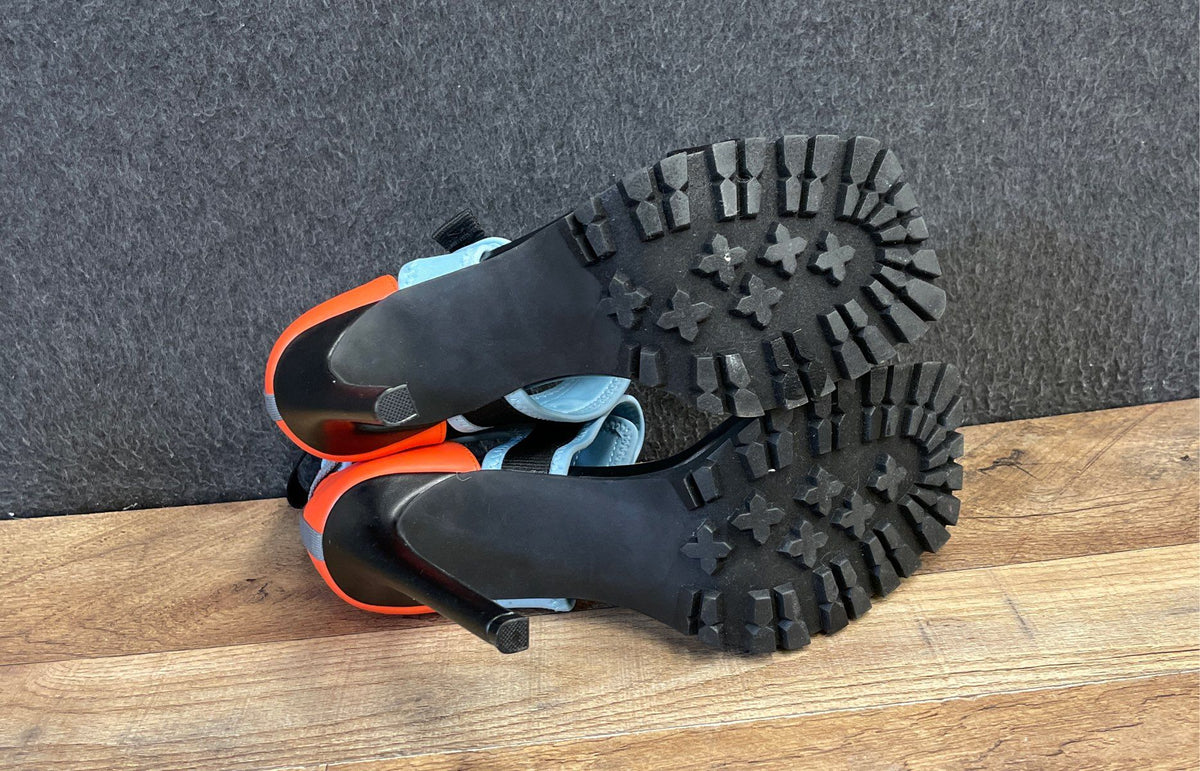Steve Madden Viable Multi Utility Buckle Stiletto Lug Sole Sandals Size 9