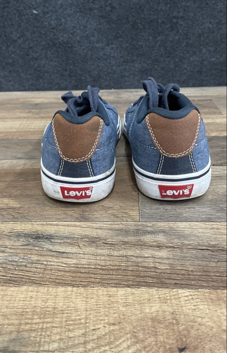 Levi's Blue Denim Low Top Lace-Up Mens Sneakers Size 7