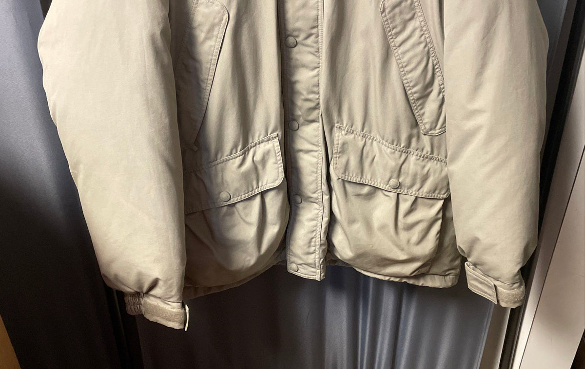 Vintage Y2K Cabela's Men's Gray Premier Northern Goose Down Parka Hooded 2XL