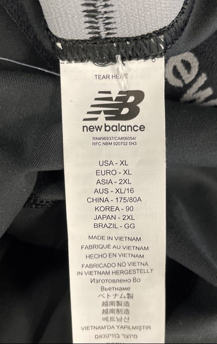 New Balance Women's NB Sleek Leggings Black 25" High Rise 4-Way Stretch Sz XL
