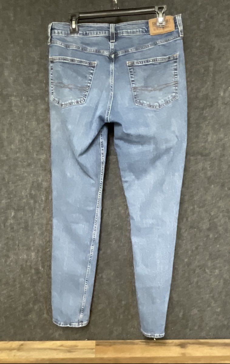 Signature by Levi Strauss Men's Slim Jeans Light Wash Distressed Sz 34x34