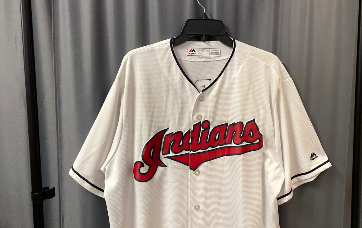 2010s Cleveland Indians Francisco Lindor #12 Majestic Cool Base Jersey Sz XL