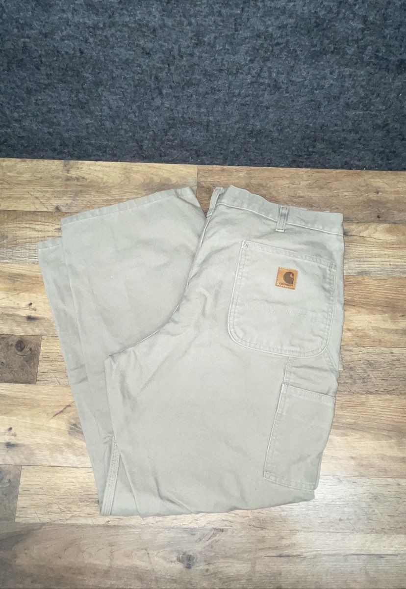 Carhartt Men's B11 Desert Tan Original Dungaree Fit Work Pants 38x30