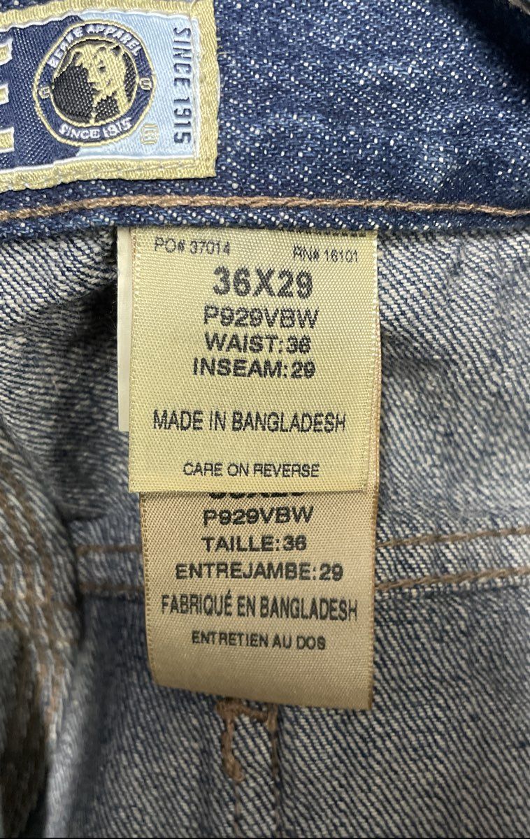 Berne Men's Blue Denim Carpenter Jeans Multi Pocket NWT Sz 36x29 P929VBW