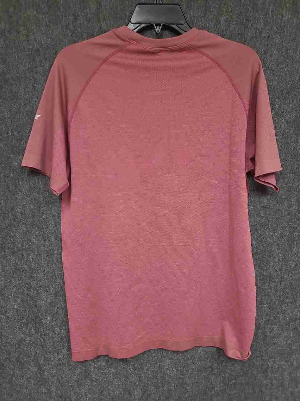 Fabletics Men's Mauve Pink Raglan Short Sleeve Training Athletic Shirt Size M