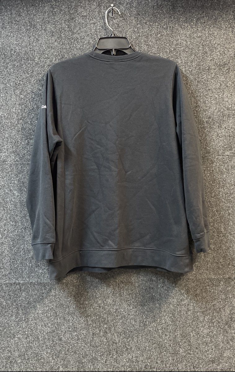 Columbia Women's Black Logo Crewneck Fleece Sweatshirt Sz 1X