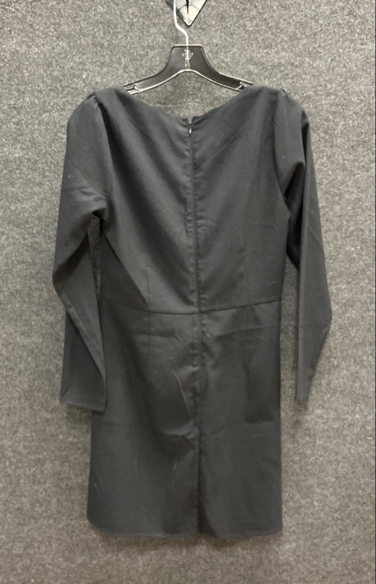 Abercrombie & Fitch Women's Black Long Sleeve Square Neck Mini Dress NWT Sz S
