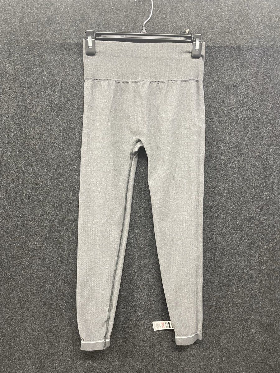 Gymshark Women's Vital Seamless 2.0 Leggings Grey Marl High Waist Sz M