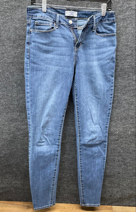 Denizen Levi's Women's Blue Mid-Rise Skinny Denim Jeans Sz 28x30