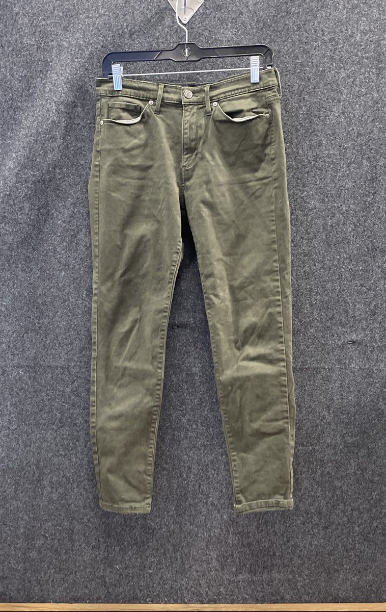 Banana Republic Women's Olive Green Slim Skinny Regular Fit Jeans Sz 29