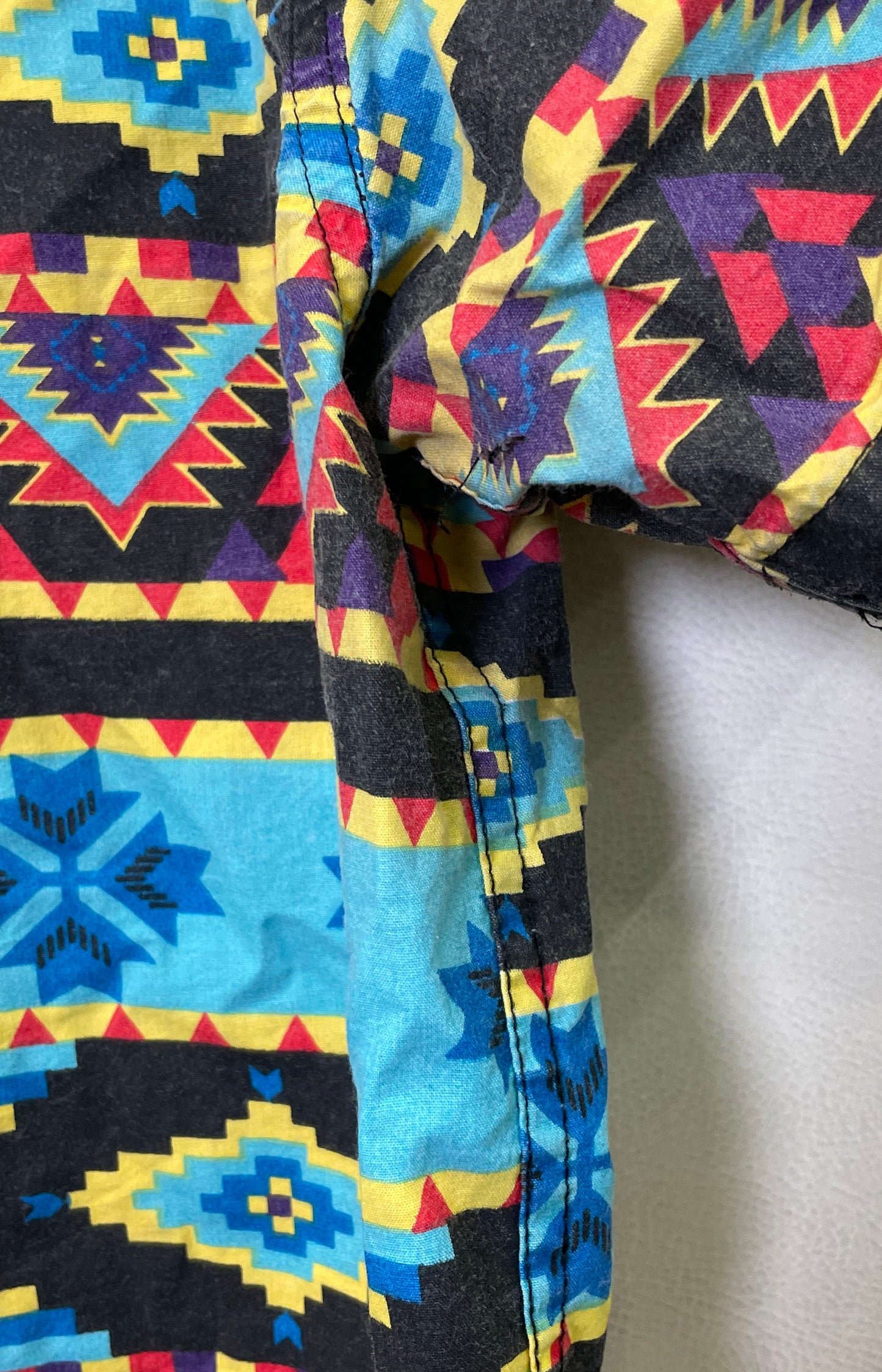 Eighty Eight Platinum Men's XL Aztec Southwestern Geometric Button Down Shirt