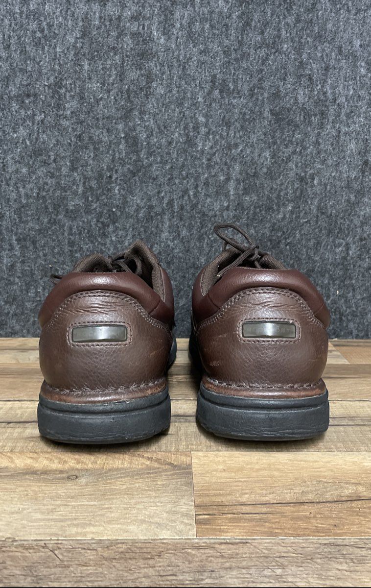 Rockport Ridgefield Eureka Brown Leather Walking Shoes Men's Size 10.5