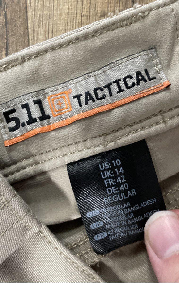 5.11 Tactical Women's Khaki Cargo Utility Multi-Pocket Pants Poly Blend Size 10