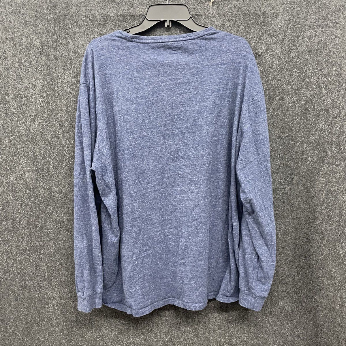 Polo Ralph Lauren Men's Heather Blue Cotton Long Sleeve Pony Logo T-Shirt Sz XXL