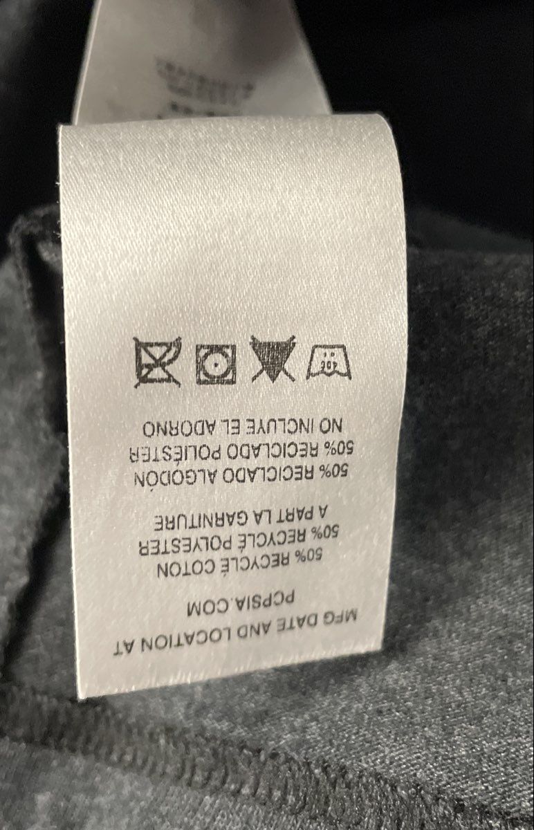 Patagonia Men's Live Simply Spork Graphic T-Shirt Charcoal Gray Sz L