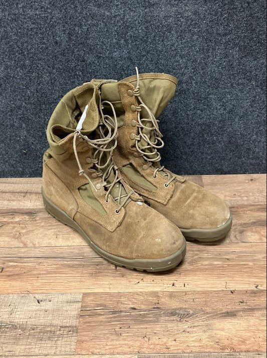 Belleville 550 ST USMC Hot Weather Coyote Brown Steel Toe Combat Boots Size 9 W