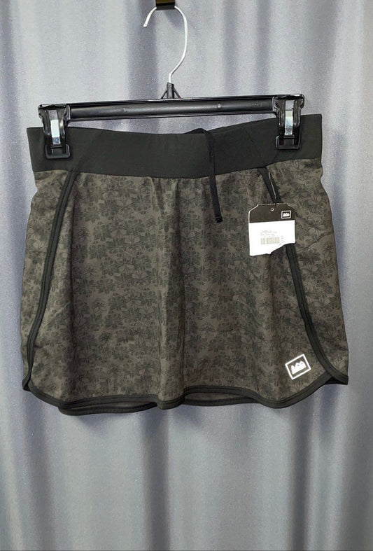 REI Women's Black Gray Floral Print Athletic Training Running Shorts NWT Sz XXS