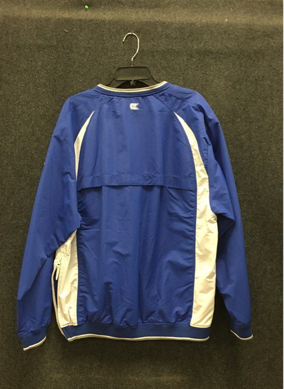 Colosseum Athletics Men's Kentucky Wildcats Blue V-Neck Pullover Windbreaker L