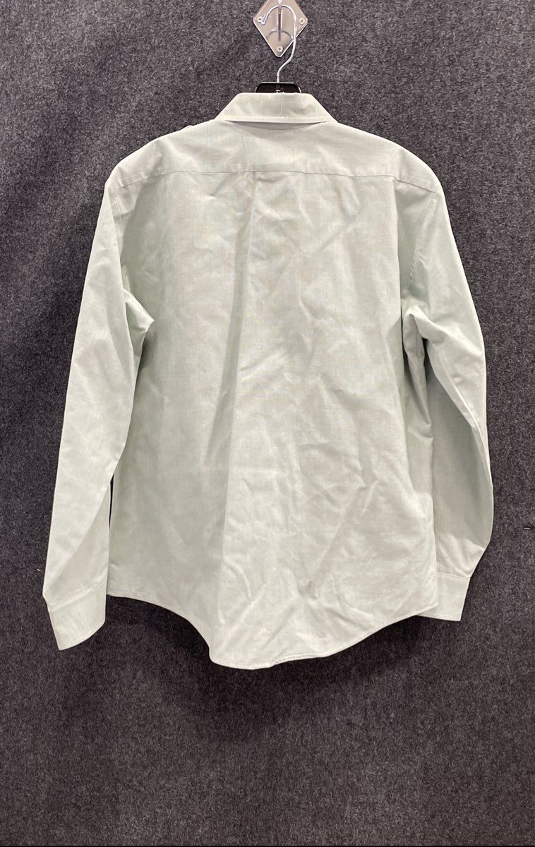 DSCP Men's Green Long Sleeve Dress Shirt US Army AG-415 Garrison Collection 15.5