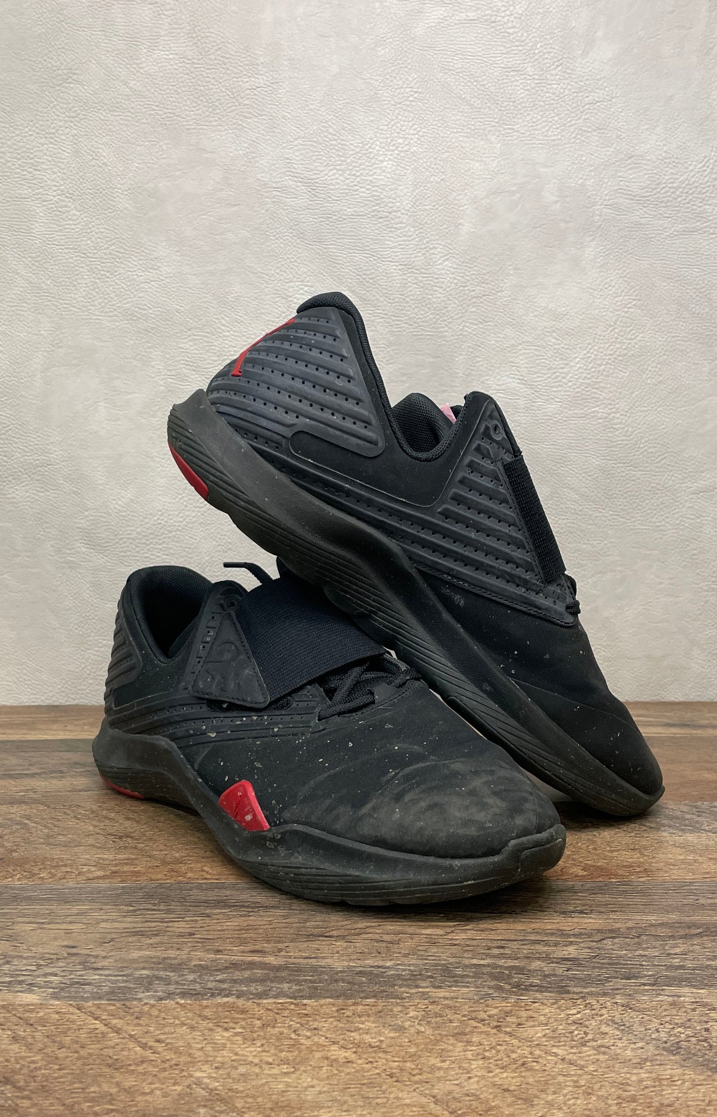 Jordan Relentless Triple Black Gym Red Training Shoes Size 11